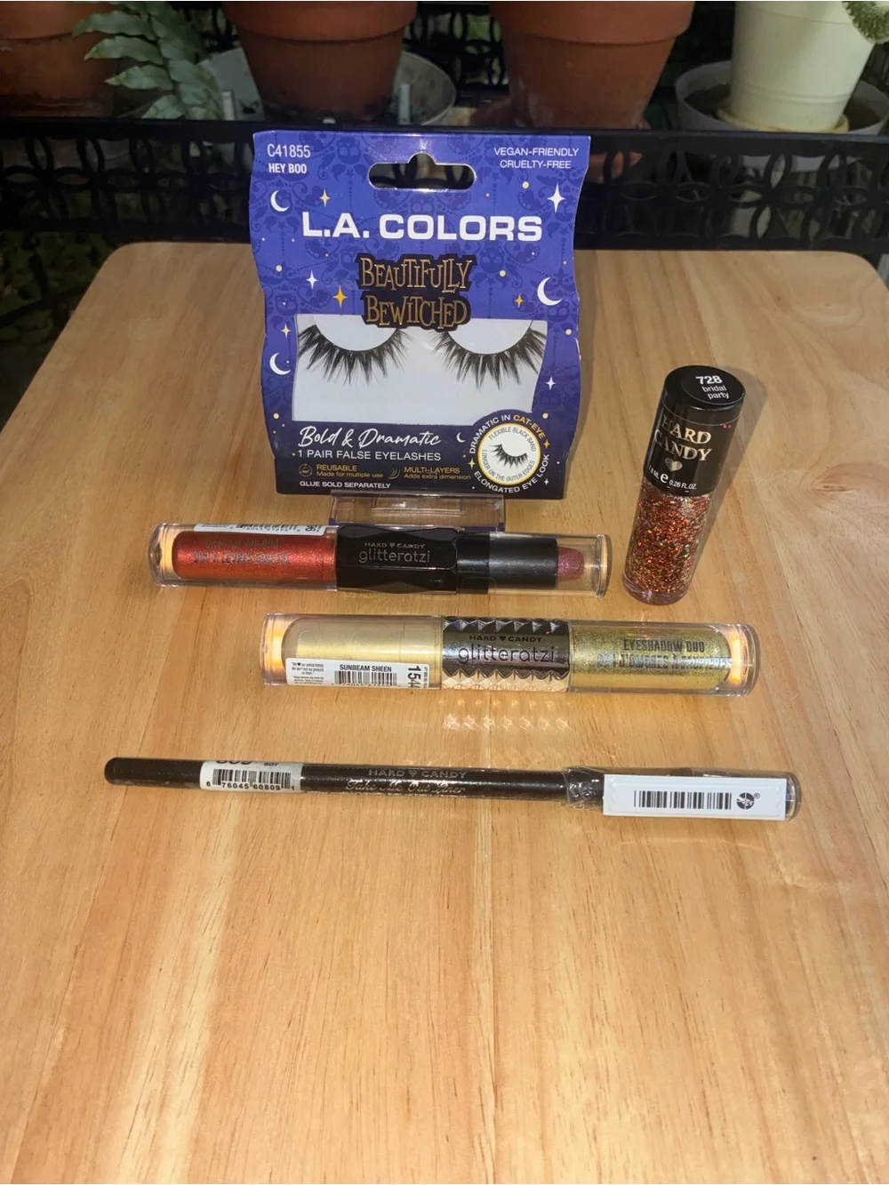 NIP 5-Pc Eye & Lip Glam Makeup Bundle – Hard Candy & L.A. Colors